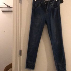 TRACTR Jean w/ Boho Ankle Detail